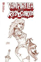 Vampirella vs. Red Sonja [Linsner Red] #2 (2022) Comic Books Vampirella vs. Red Sonja Prices