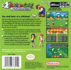 Rear | Mario Golf Advance Tour GameBoy Advance