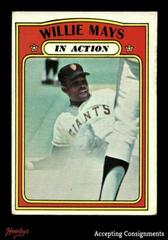 Willie Mays [In Action] #50 Baseball Cards 1972 Topps Prices