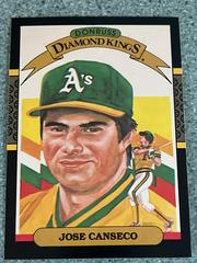 Jose Canseco [Diamond Kings] Baseball Cards 1987 Donruss Prices