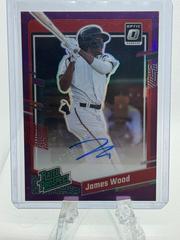 James Wood [Purple] #99 Baseball Cards 2023 Panini Donruss Optic Rated Prospect Signatures Prices