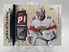 Spencer Knight [Horizontal Material Black] #174 Hockey Cards 2021 Upper Deck Artifacts Prices