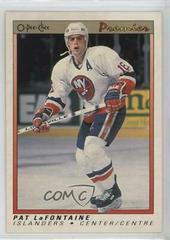 Pat LaFontaine Hockey Cards 1990 O-Pee-Chee Premier Prices