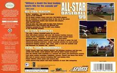All-Star Baseball 99 - Back | All-Star Baseball 99 Nintendo 64