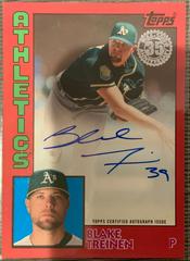 Blake Treinen [Red] #84A-BT Baseball Cards 2019 Topps 1984 Baseball Autographs Prices