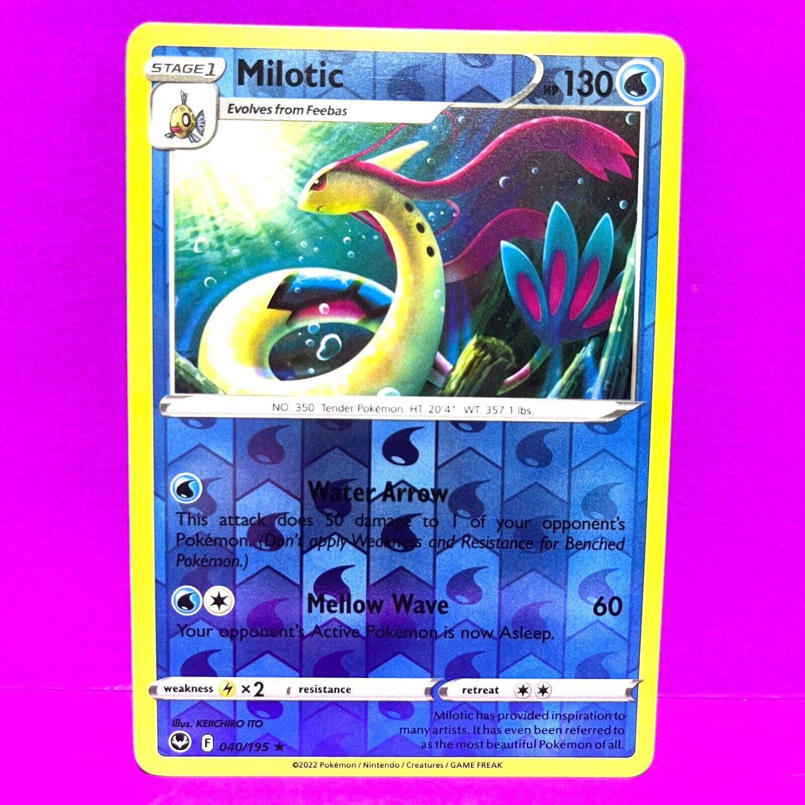 Milotic [Reverse Holo] #40 Pokemon Silver Tempest