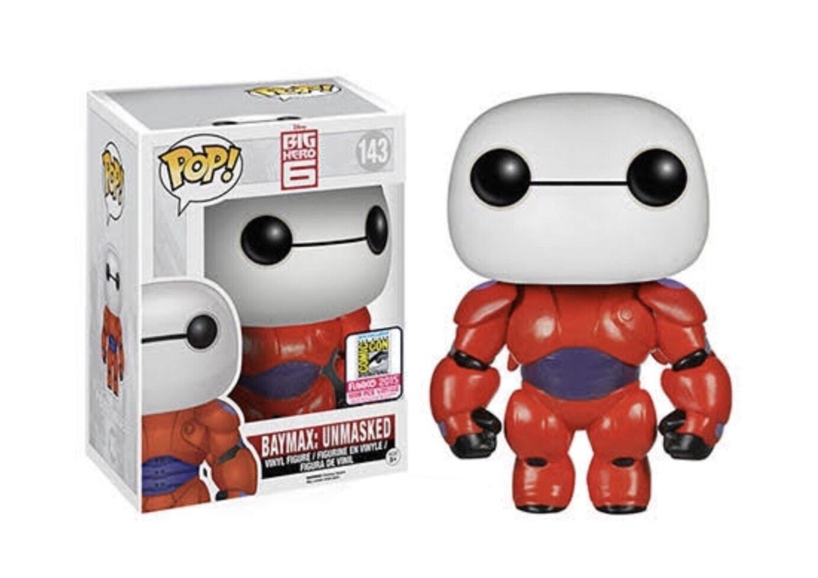 Baymax Unmasked #143 Funko POP Disney