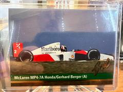 McLaren MP4-7A Honda/Gerhard Berger (A) #2 Racing Cards 1992 Grid F1 Prices