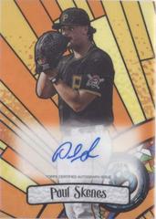 Paul Skenes [Orange] #BGA-PS Baseball Cards 2023 Bowman Draft Glass Autographs Prices