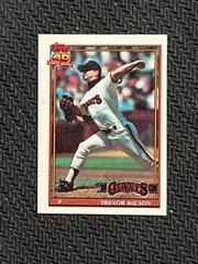 Trevor Wilson #96 Baseball Cards 1991 Topps Micro Prices
