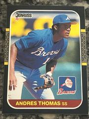 Andres Thomas Baseball Cards 1987 Donruss Prices