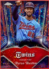 Byron Buxton [Candy Apple Red Speckle] #P-16 Baseball Cards 2022 Topps Chrome Pinstriped Prices