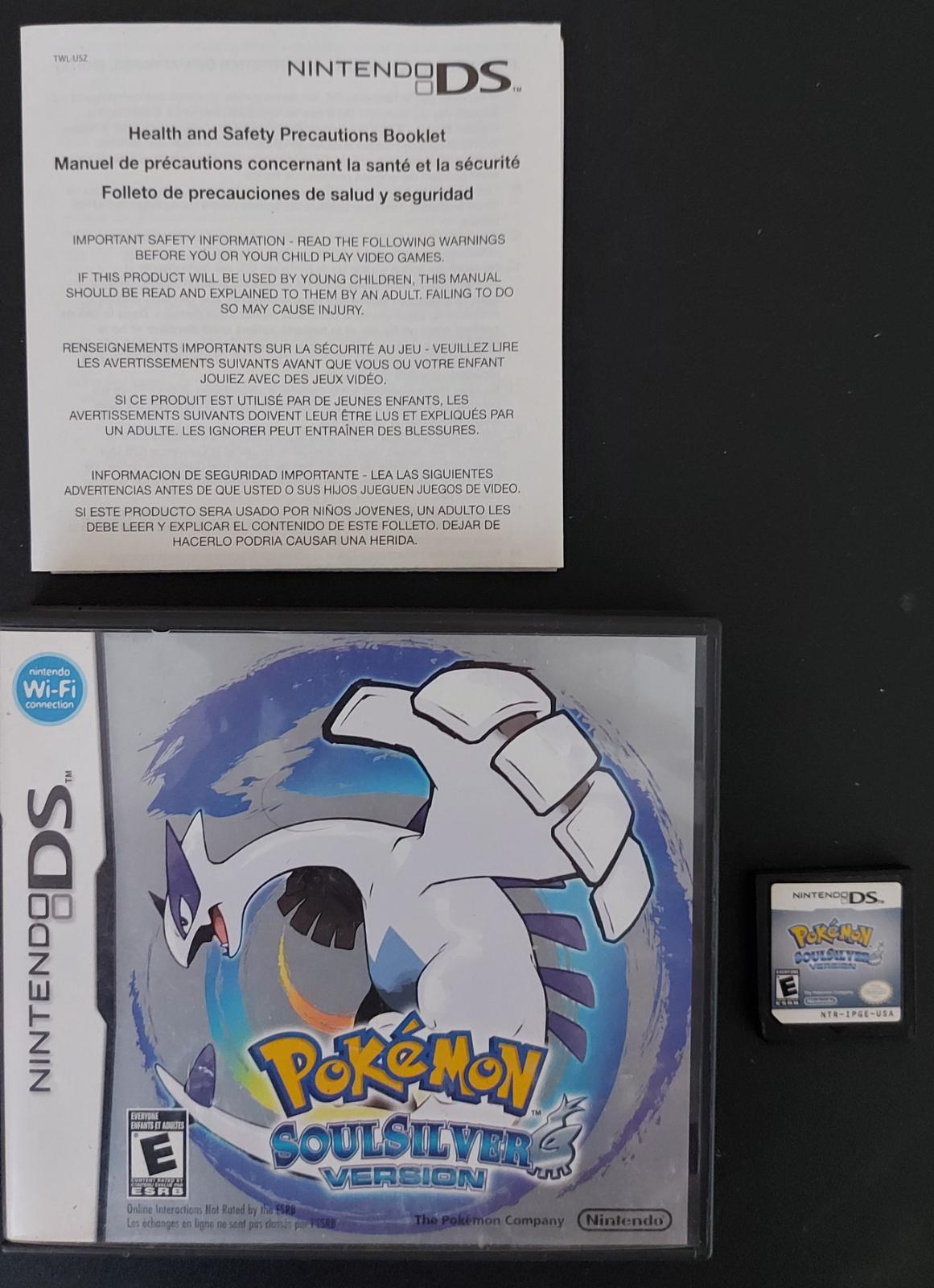 Pokemon SoulSilver Version Item and Box only Nintendo DS