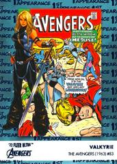 Valkyrie [Blue Foil] Marvel 2022 Ultra Avengers 1st Appearances Prices