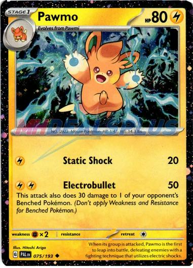 Pawmo [Cosmo Holo] | Ungraded | Pokemon Paldea Evolved