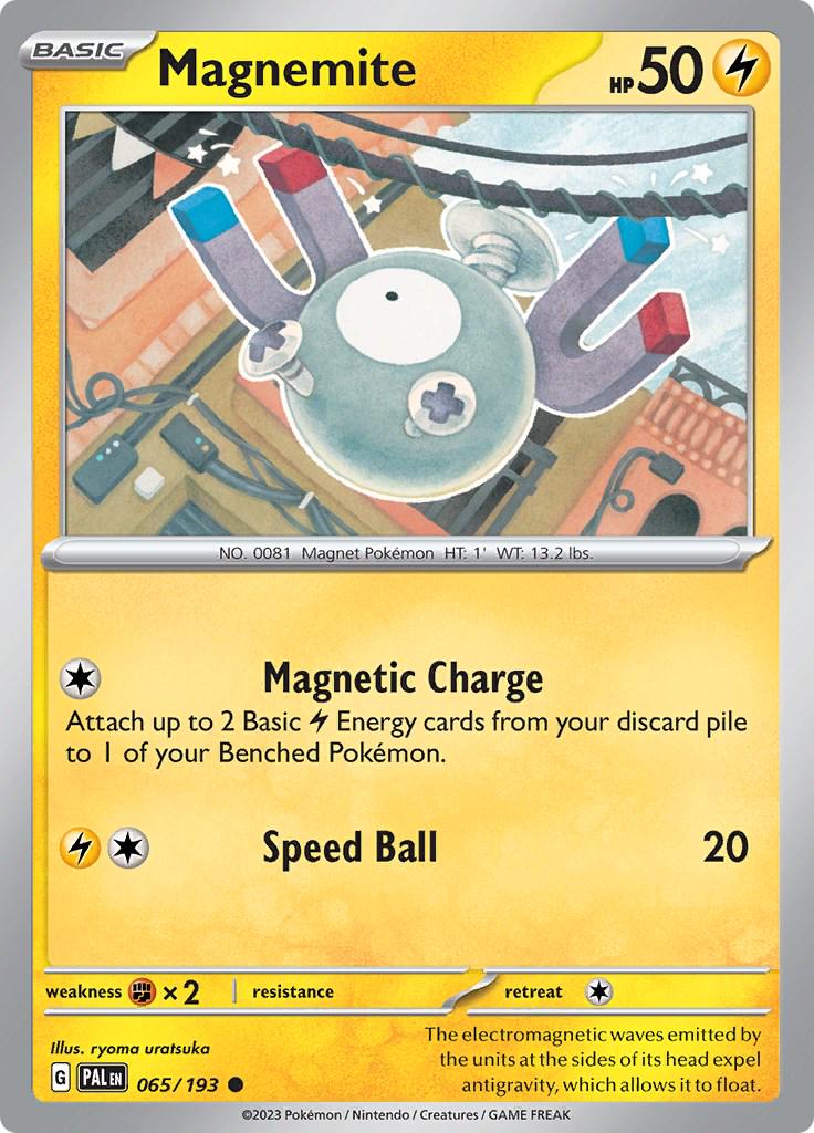 Magnemite #65 Pokemon Paldea Evolved