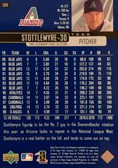 Rear | Todd Stottlemyre Baseball Cards 2000 Upper Deck