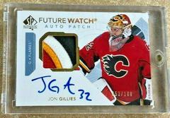 Jon Gillies [Future Watch Autograph Patch] Hockey Cards 2017 SP Authentic Prices