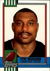 Steve Broussard Football Cards 1990 Topps Traded Prices
