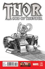 Thor: God of Thunder [Lego Sketch] #14 (2013) Comic Books Thor: God of Thunder Prices