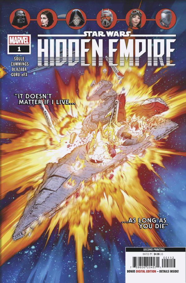 Star Wars: Hidden Empire [2nd Print] #1 (2023) Comic Books Star Wars: Hidden Empire