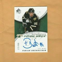 Fabian Brunnstrom [Autograph] Hockey Cards 2008 SP Authentic Prices