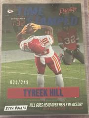 Tyreek Hill [Xtra Points Blue] #TS-TH Football Cards 2021 Panini Prestige Time Stamped Prices