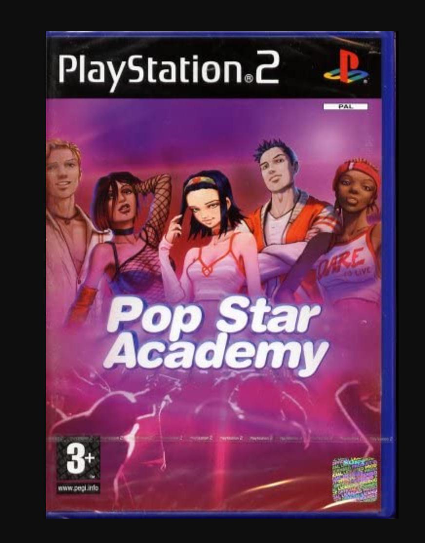 Pop Star Academy PAL Playstation 2