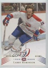 Larry Robinson Hockey Cards 2008 Upper Deck Montreal Canadiens Centennial Prices