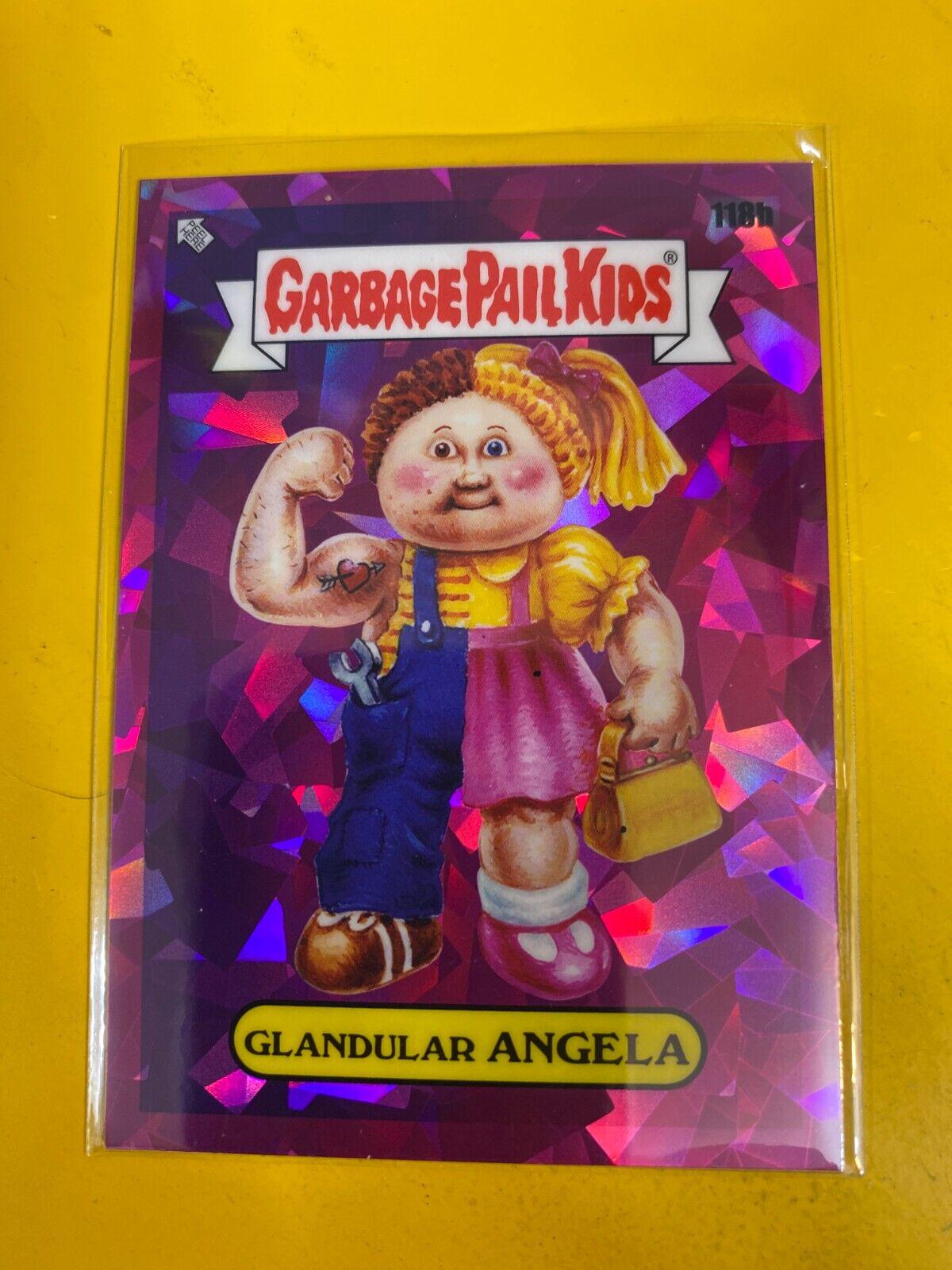 Glandular ANGELA [Fuschia] #118b Garbage Pail Kids 2021 Sapphire