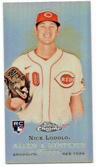 Nick Lodolo #RDV-15 Baseball Cards 2022 Topps Allen & Ginter Chrome Rookie Design Variations Minis Prices