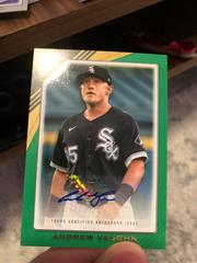 Andrew Vaughn [Green] Baseball Cards 2022 Topps Gallery Young Stars Autographs Prices