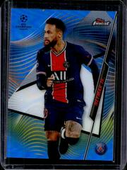 Neymar Jr. [Blue Refractor] Soccer Cards 2020 Topps Finest UEFA Champions League Prices