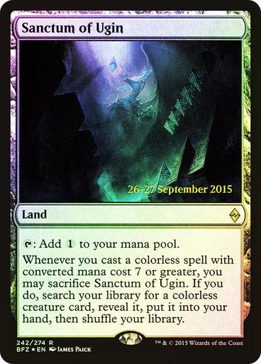 Sanctum Of Ugin [Prerelease] #242 Magic Battle for Zendikar