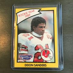 Deion Sanders [Yellow] Football Cards 1990 Kenner Starting Lineup Prices