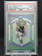 Drew Brees [Green Refractor] Football Cards 2007 Topps Finest Moments Prices