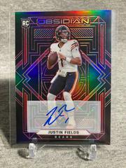 Justin Fields [Autograph Red] #103 Football Cards 2021 Panini Obsidian Prices
