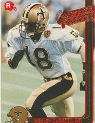 Wesley Carroll #22 Football Cards 1991 Action Packed Rookie Update Prices