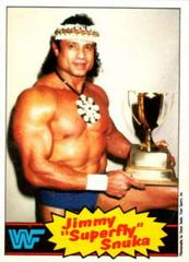 Superfly Jimmy Snuka #6 Wrestling Cards 1985 O Pee Chee WWF Prices