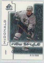 Andy McDonald #62 Hockey Cards 2000 SP Game Used Prices