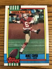Mike Cofer Football Cards 1990 Topps Prices