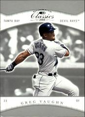 Greg Vaughn #98 Baseball Cards 2001 Donruss Classics Prices