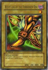 Right Leg of the Forbidden One [1st Edition] LOB-120 YuGiOh Legend of Blue Eyes White Dragon Prices
