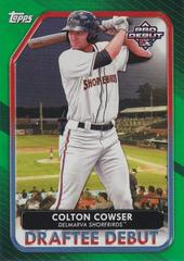 Colton Cowser [Green] Baseball Cards 2022 Topps Pro Debut Draftee Debuts Prices