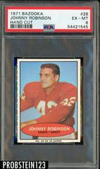 Johnny Robinson [Hand Cut] #26 Football Cards 1971 Bazooka Prices