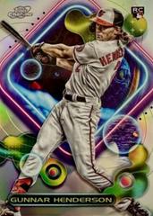 Gunnar Henderson [Refractor] #2 Baseball Cards 2023 Topps Cosmic Chrome Prices