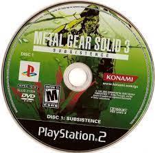 Disc 1 | Metal Gear Solid 3 Subsistence Playstation 2