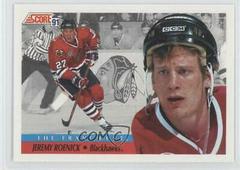 Jeremy Roenick [Bilingual] Hockey Cards 1991 Score Canadian Prices