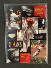 Rodriguez, Gonzalez, Clark #2 Baseball Cards 1996 Zenith Mozaics Prices