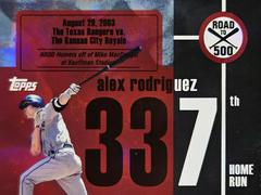 Alex Roriguez [#337] #ARHR337 Baseball Cards 2007 Topps Alex Rodriguez Road to 500 Prices